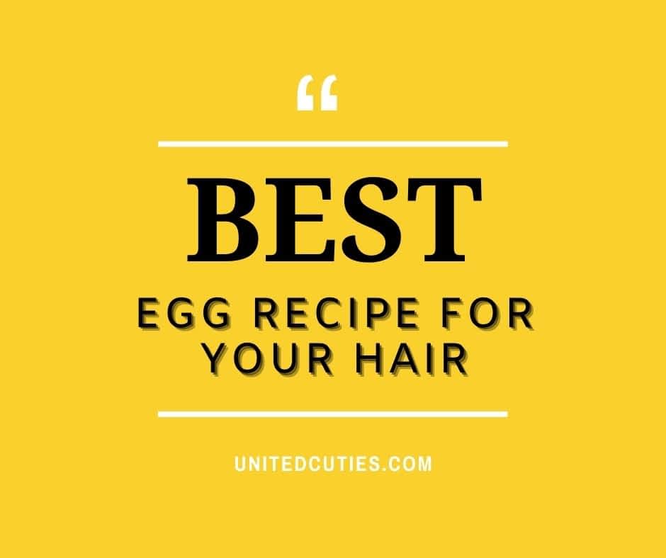 THIS EGG HAIR MASK RECIPE WILL GROW YOUR HAIR FAST!
