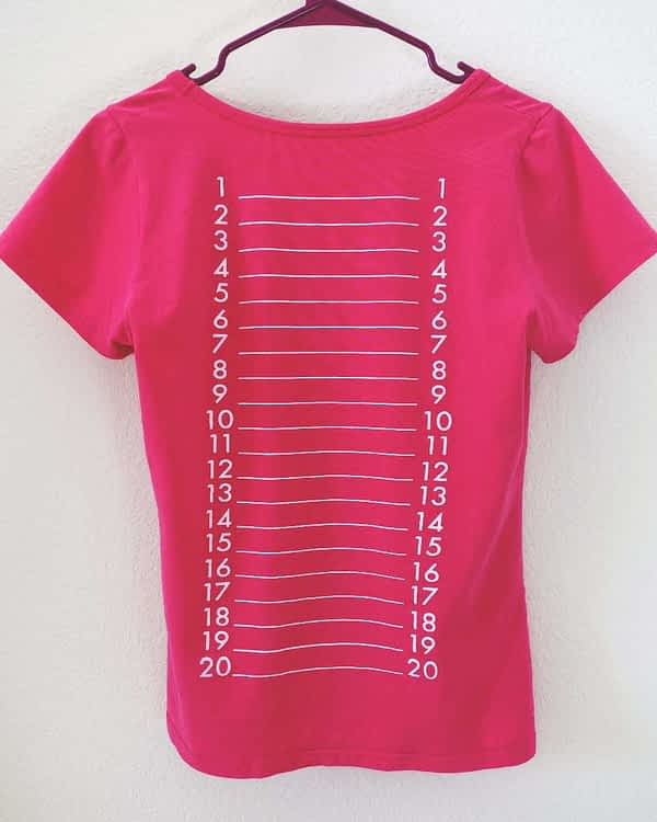 hairfinity measurement shirt
